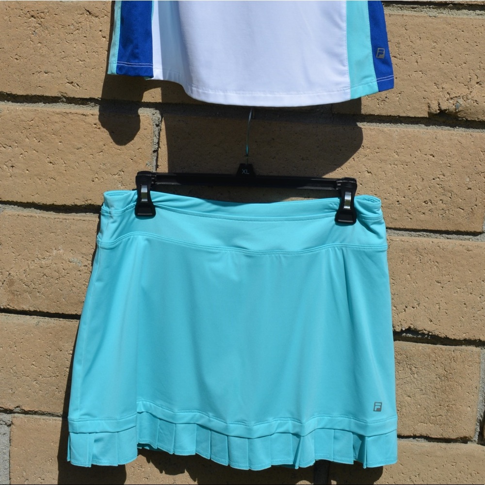 Fila Acqua Sole Pleated Hem Skort